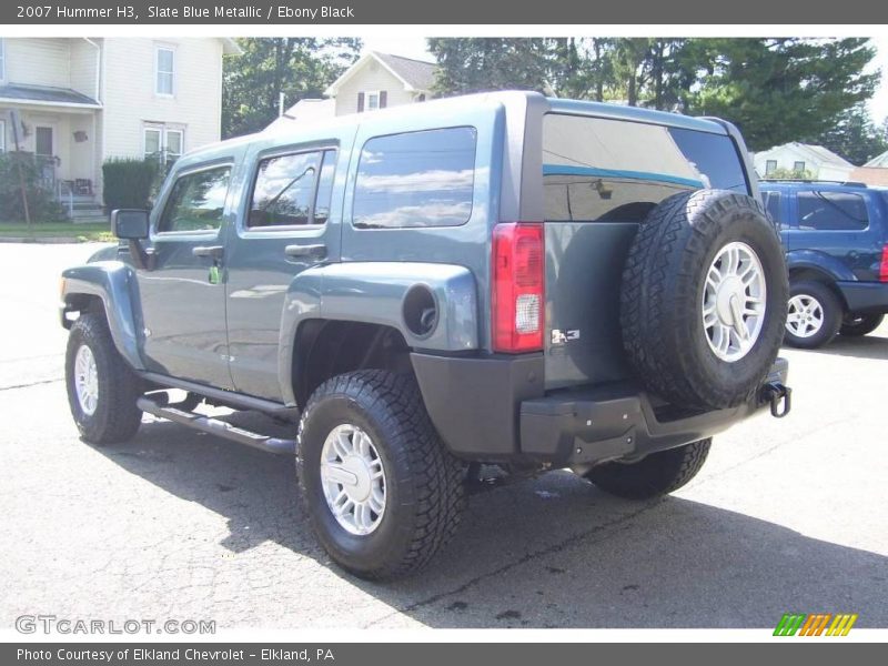 Slate Blue Metallic / Ebony Black 2007 Hummer H3