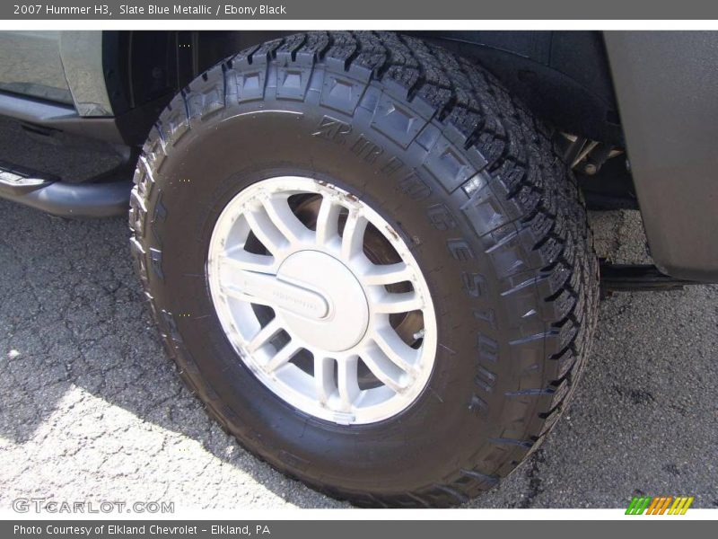 Slate Blue Metallic / Ebony Black 2007 Hummer H3