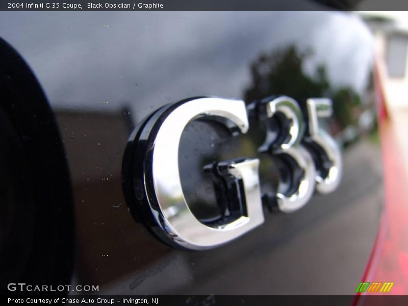 Black Obsidian / Graphite 2004 Infiniti G 35 Coupe