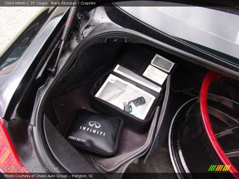 Black Obsidian / Graphite 2004 Infiniti G 35 Coupe