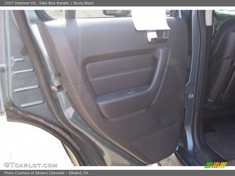 Slate Blue Metallic / Ebony Black 2007 Hummer H3