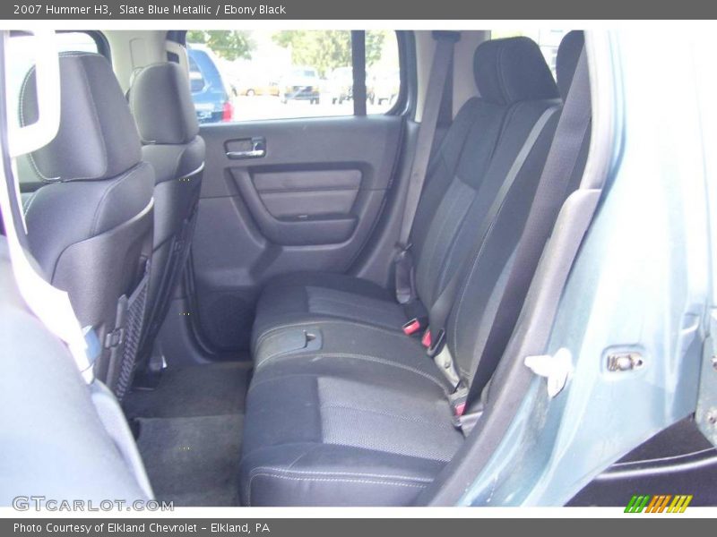 Slate Blue Metallic / Ebony Black 2007 Hummer H3