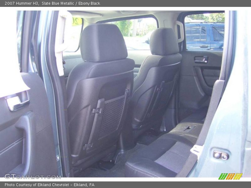 Slate Blue Metallic / Ebony Black 2007 Hummer H3