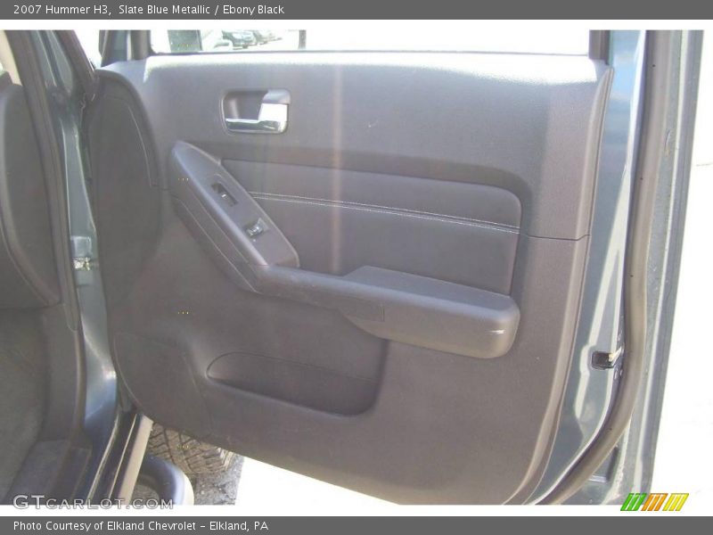 Slate Blue Metallic / Ebony Black 2007 Hummer H3