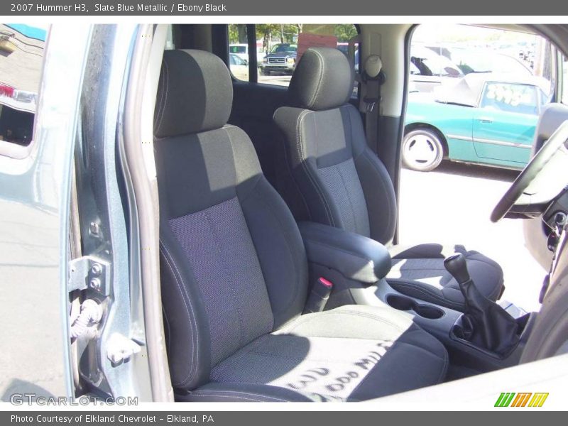 Slate Blue Metallic / Ebony Black 2007 Hummer H3