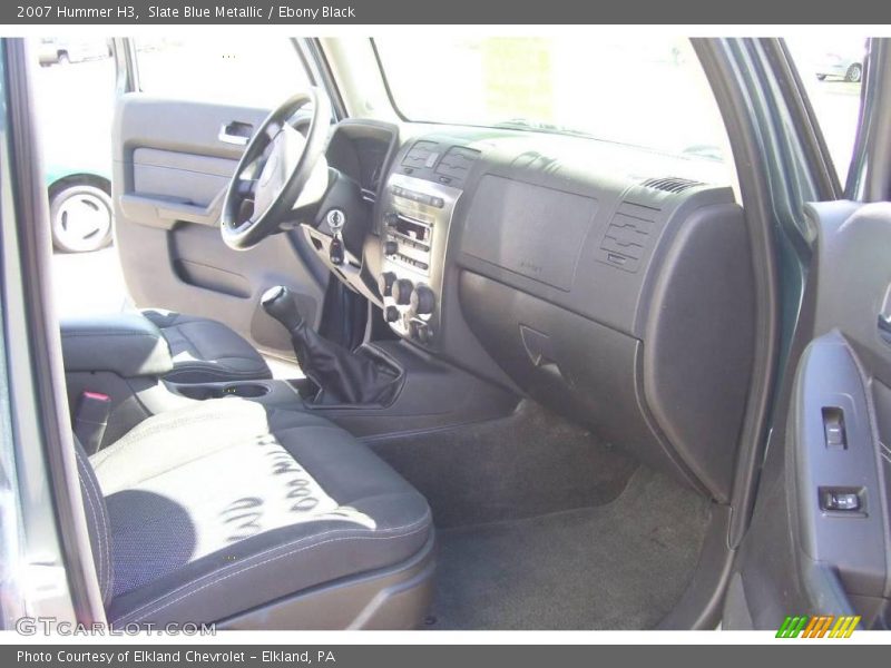 Slate Blue Metallic / Ebony Black 2007 Hummer H3
