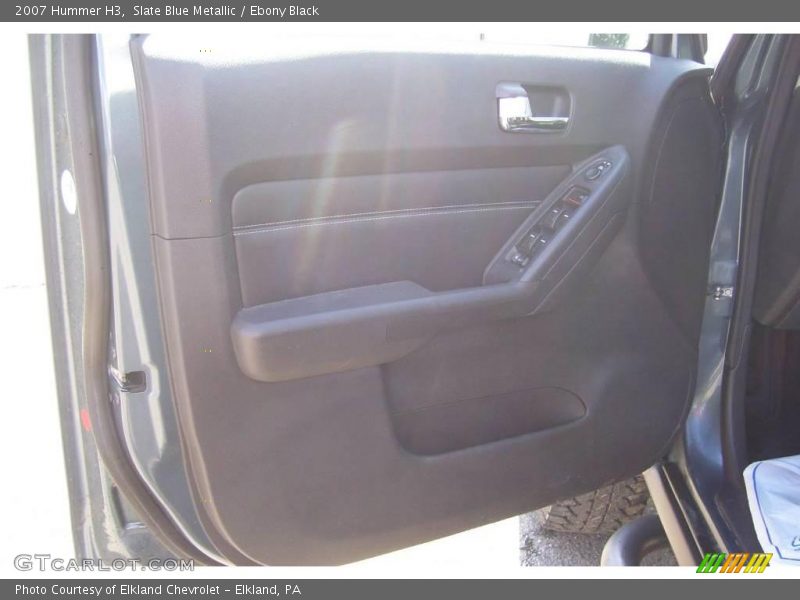 Slate Blue Metallic / Ebony Black 2007 Hummer H3