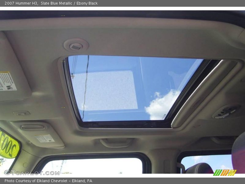Slate Blue Metallic / Ebony Black 2007 Hummer H3