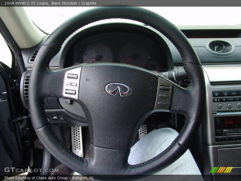 Black Obsidian / Graphite 2004 Infiniti G 35 Coupe