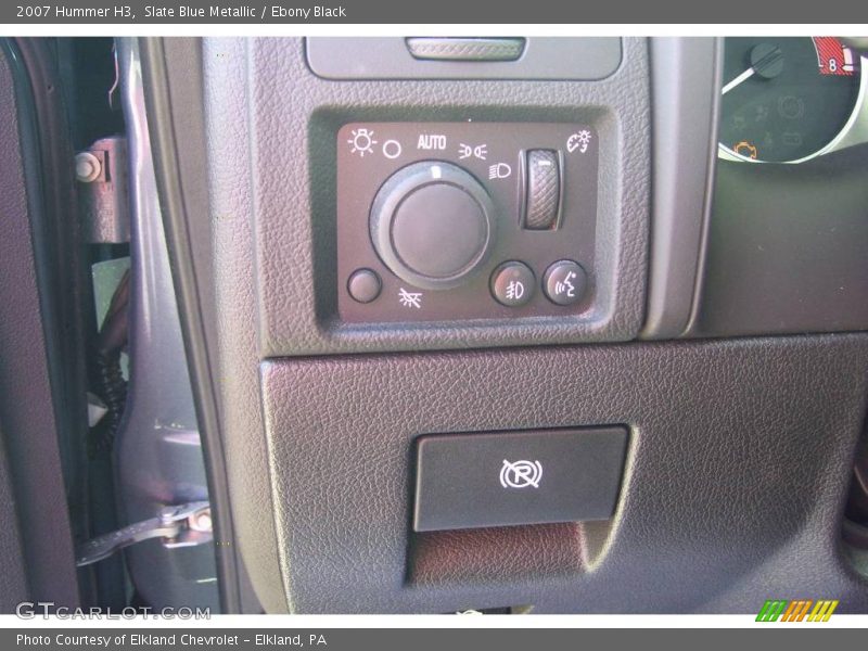 Slate Blue Metallic / Ebony Black 2007 Hummer H3