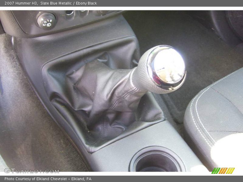Slate Blue Metallic / Ebony Black 2007 Hummer H3
