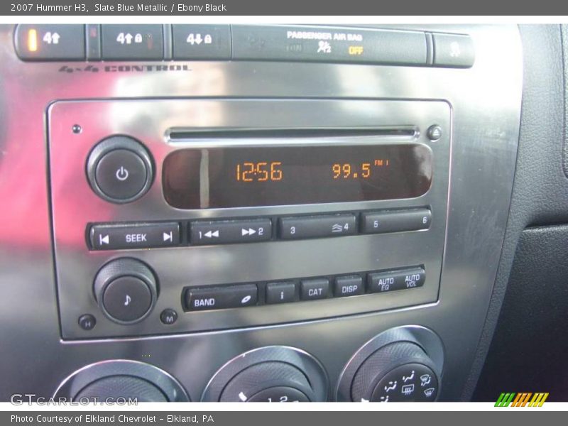 Slate Blue Metallic / Ebony Black 2007 Hummer H3