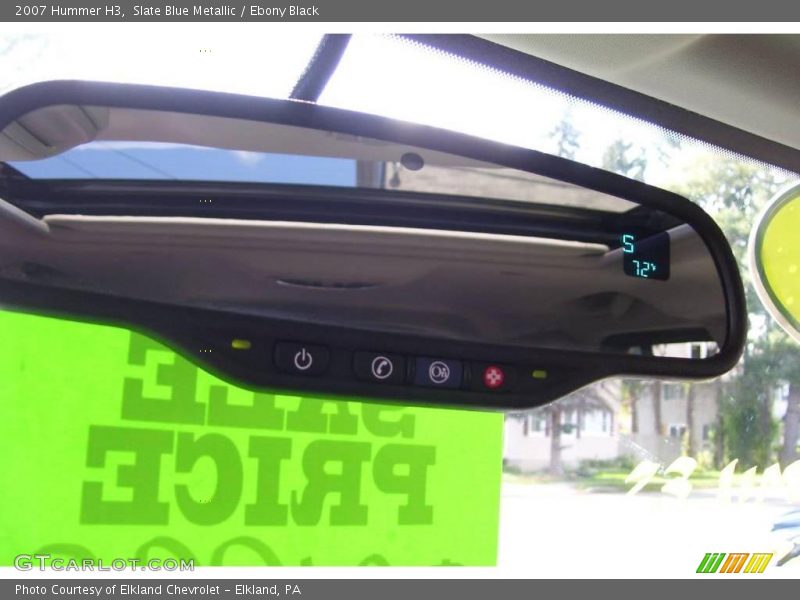 Slate Blue Metallic / Ebony Black 2007 Hummer H3
