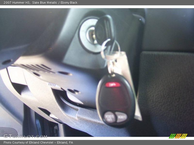 Slate Blue Metallic / Ebony Black 2007 Hummer H3
