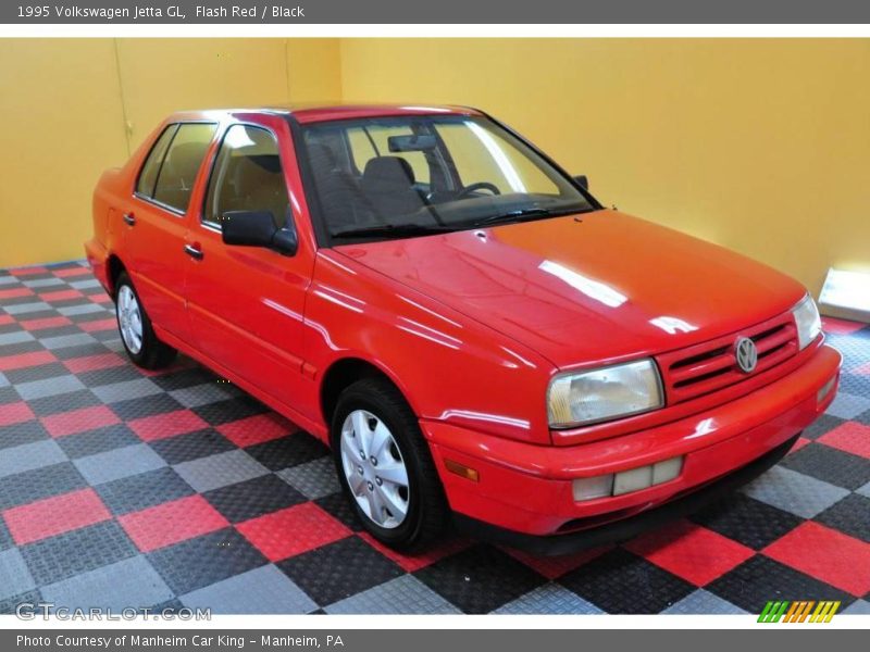Flash Red / Black 1995 Volkswagen Jetta GL