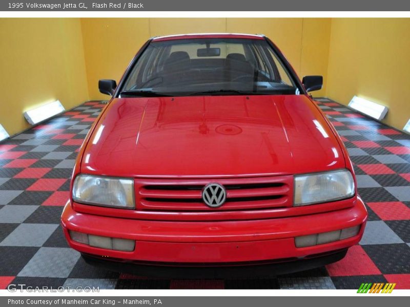 Flash Red / Black 1995 Volkswagen Jetta GL