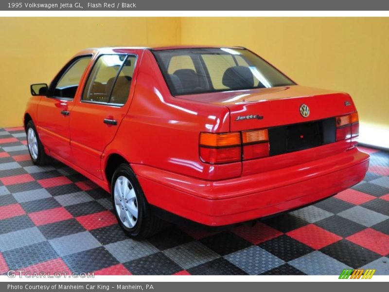 Flash Red / Black 1995 Volkswagen Jetta GL