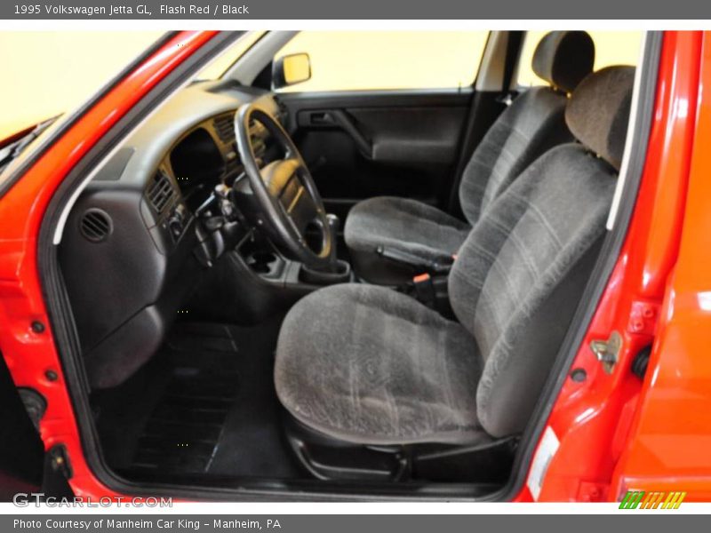 Flash Red / Black 1995 Volkswagen Jetta GL