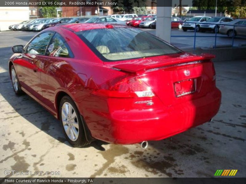 Redondo Red Pearl / Ivory 2006 Honda Accord EX V6 Coupe