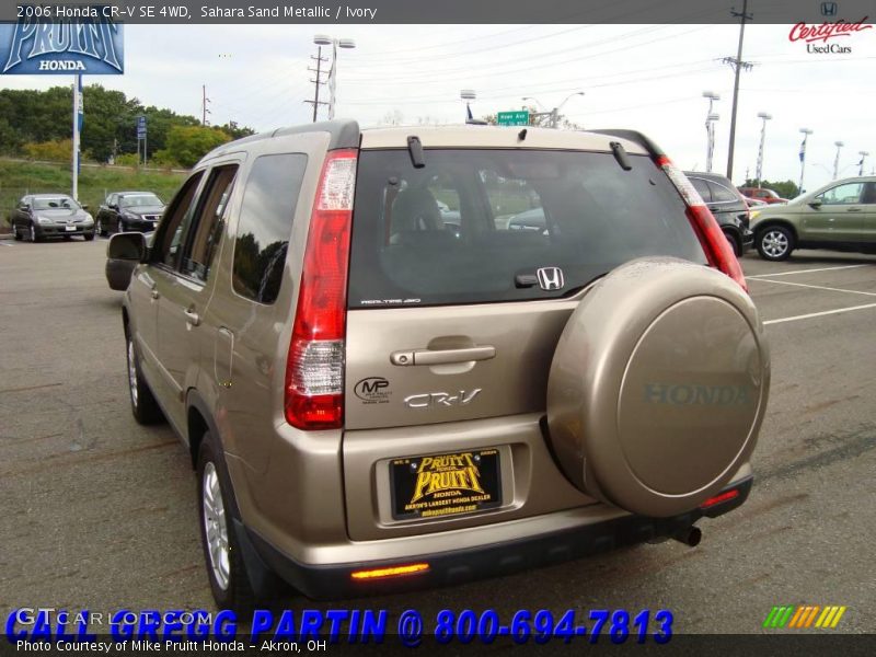 Sahara Sand Metallic / Ivory 2006 Honda CR-V SE 4WD