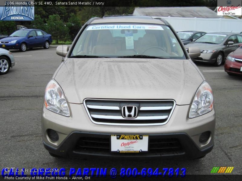 Sahara Sand Metallic / Ivory 2006 Honda CR-V SE 4WD