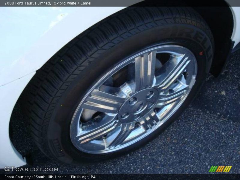 Oxford White / Camel 2008 Ford Taurus Limited