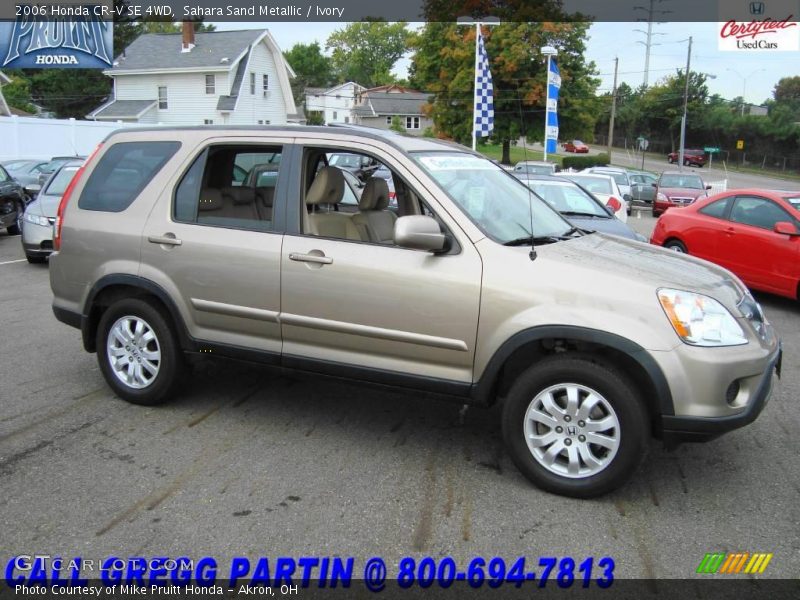 Sahara Sand Metallic / Ivory 2006 Honda CR-V SE 4WD