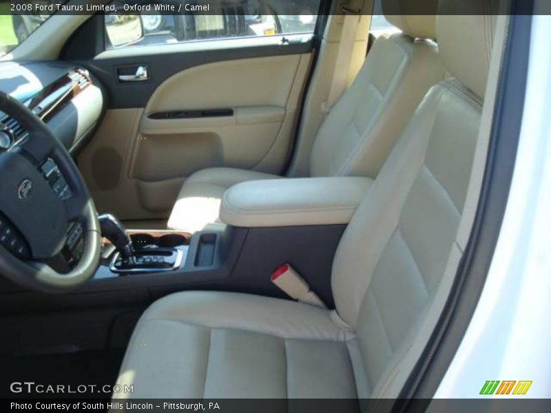 Oxford White / Camel 2008 Ford Taurus Limited