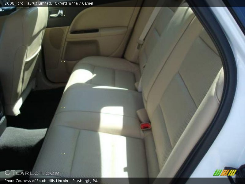 Oxford White / Camel 2008 Ford Taurus Limited