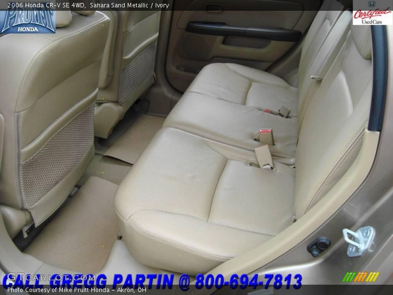 Sahara Sand Metallic / Ivory 2006 Honda CR-V SE 4WD