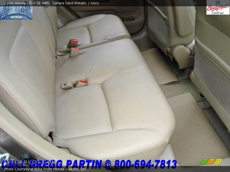 Sahara Sand Metallic / Ivory 2006 Honda CR-V SE 4WD