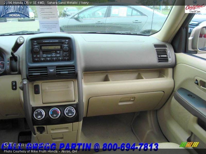 Sahara Sand Metallic / Ivory 2006 Honda CR-V SE 4WD