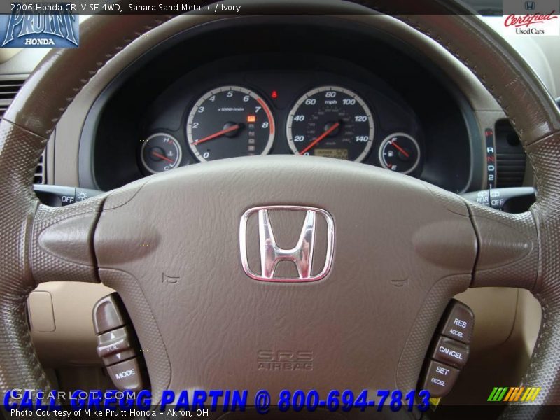 Sahara Sand Metallic / Ivory 2006 Honda CR-V SE 4WD