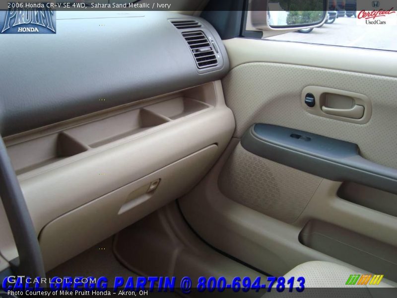 Sahara Sand Metallic / Ivory 2006 Honda CR-V SE 4WD