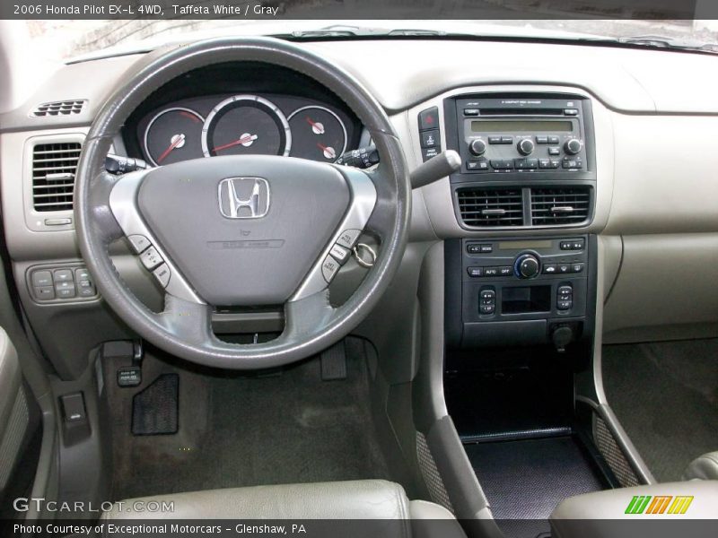 Taffeta White / Gray 2006 Honda Pilot EX-L 4WD