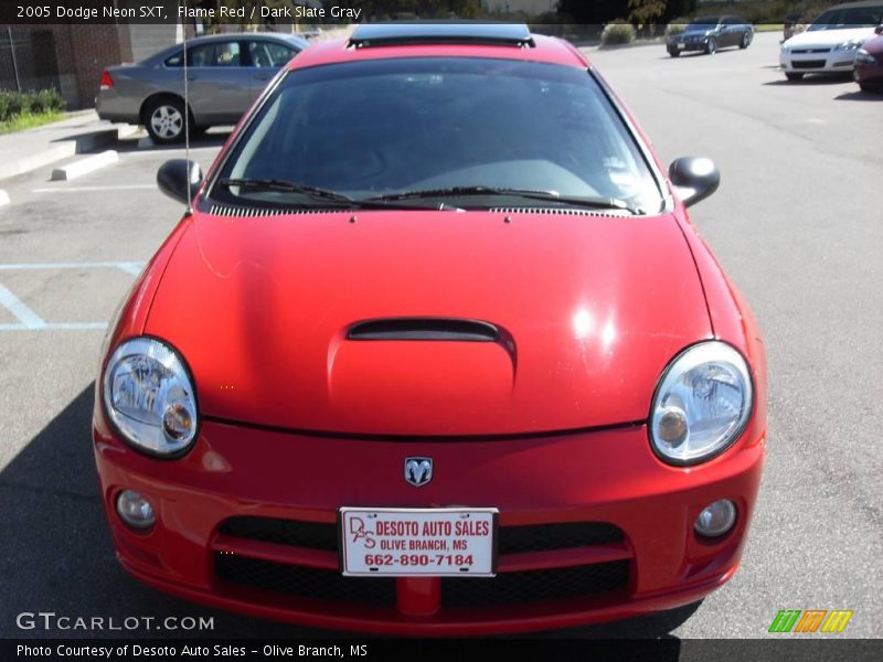 Flame Red / Dark Slate Gray 2005 Dodge Neon SXT