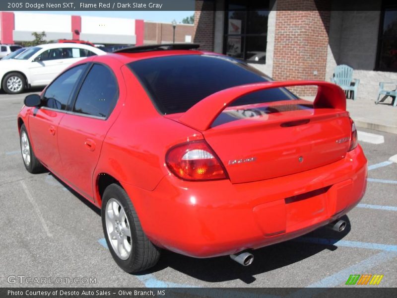 Flame Red / Dark Slate Gray 2005 Dodge Neon SXT