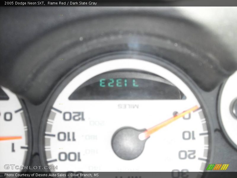 Flame Red / Dark Slate Gray 2005 Dodge Neon SXT