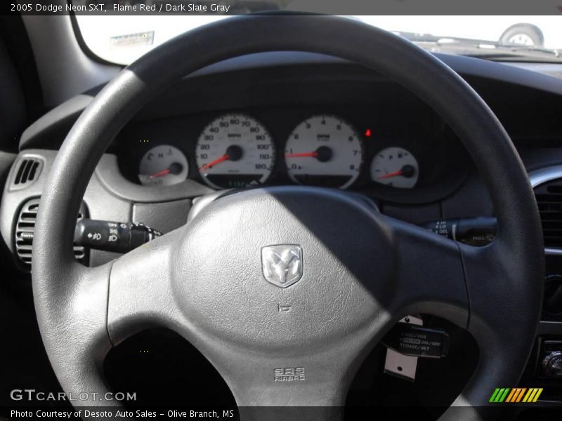 Flame Red / Dark Slate Gray 2005 Dodge Neon SXT