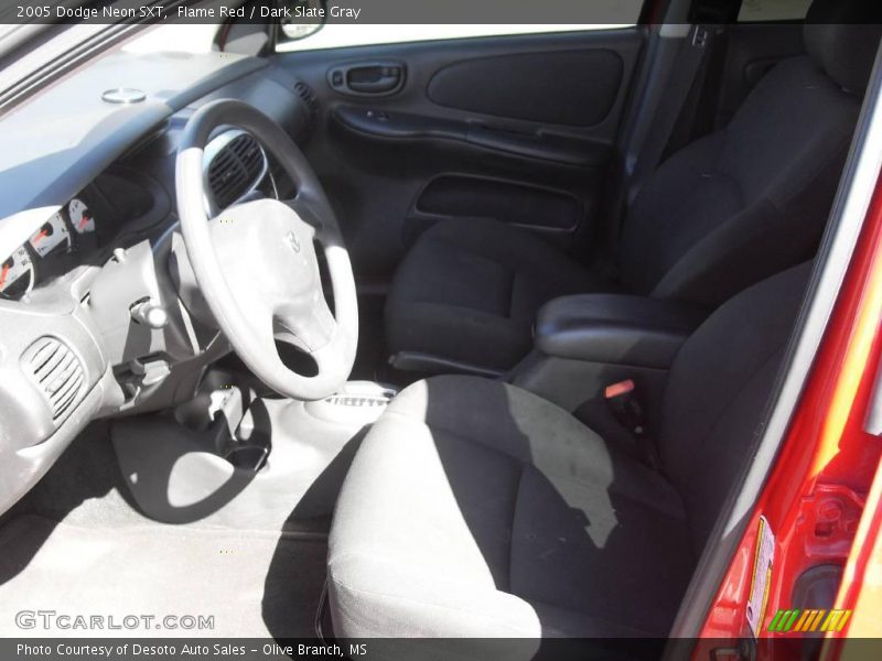 Flame Red / Dark Slate Gray 2005 Dodge Neon SXT