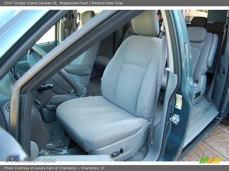 Magnesium Pearl / Medium Slate Gray 2007 Dodge Grand Caravan SE