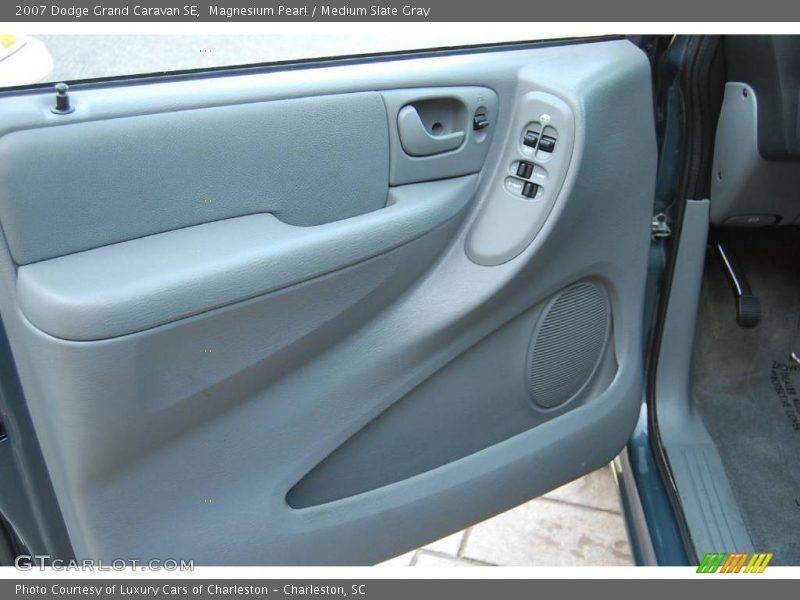 Magnesium Pearl / Medium Slate Gray 2007 Dodge Grand Caravan SE