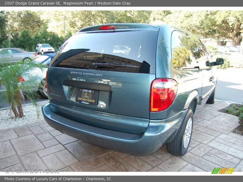 Magnesium Pearl / Medium Slate Gray 2007 Dodge Grand Caravan SE