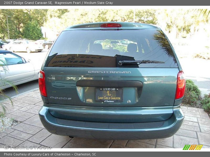 Magnesium Pearl / Medium Slate Gray 2007 Dodge Grand Caravan SE