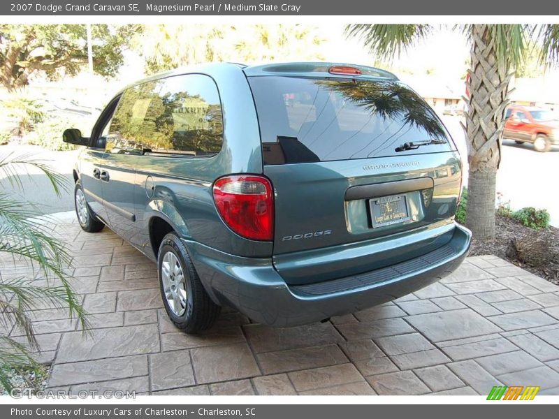 Magnesium Pearl / Medium Slate Gray 2007 Dodge Grand Caravan SE
