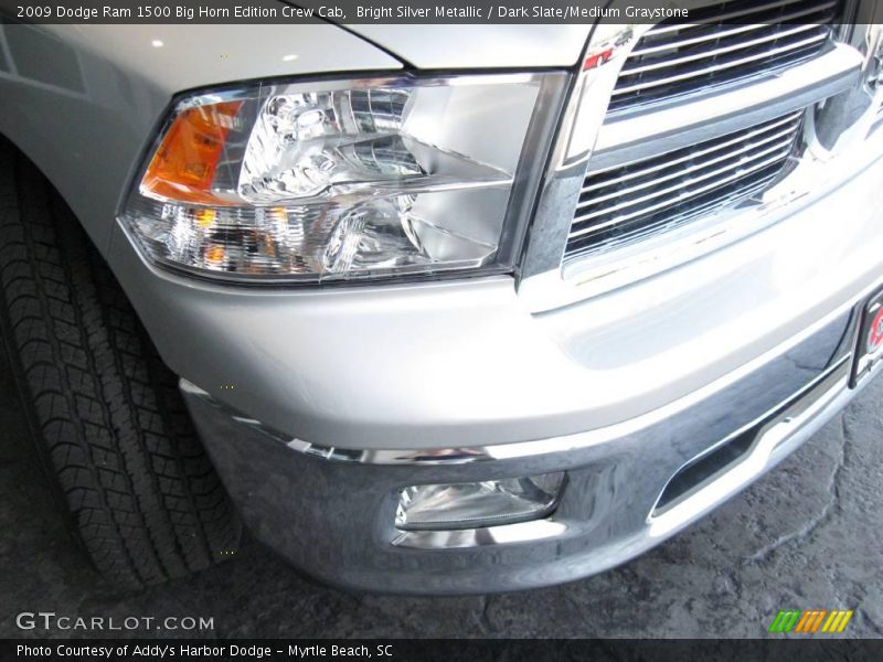 Bright Silver Metallic / Dark Slate/Medium Graystone 2009 Dodge Ram 1500 Big Horn Edition Crew Cab