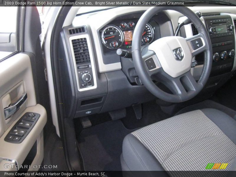 Bright Silver Metallic / Dark Slate/Medium Graystone 2009 Dodge Ram 1500 Big Horn Edition Crew Cab