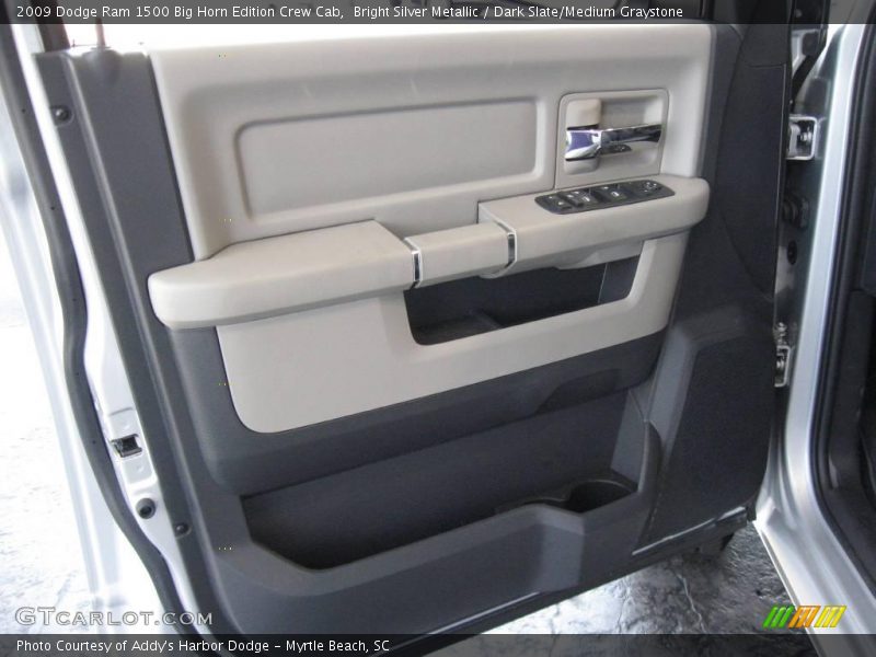 Bright Silver Metallic / Dark Slate/Medium Graystone 2009 Dodge Ram 1500 Big Horn Edition Crew Cab