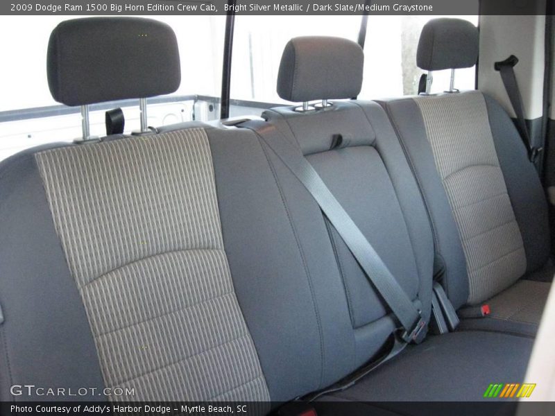 Bright Silver Metallic / Dark Slate/Medium Graystone 2009 Dodge Ram 1500 Big Horn Edition Crew Cab