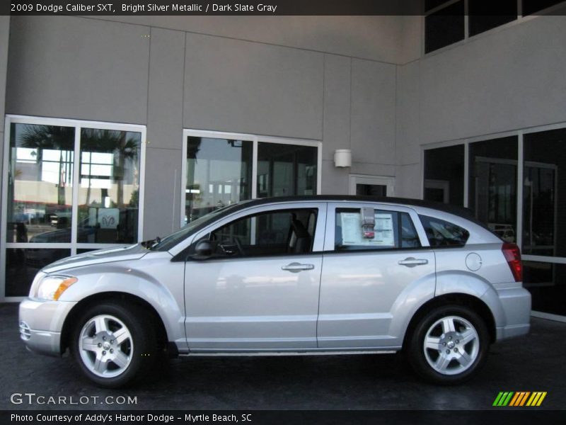 Bright Silver Metallic / Dark Slate Gray 2009 Dodge Caliber SXT